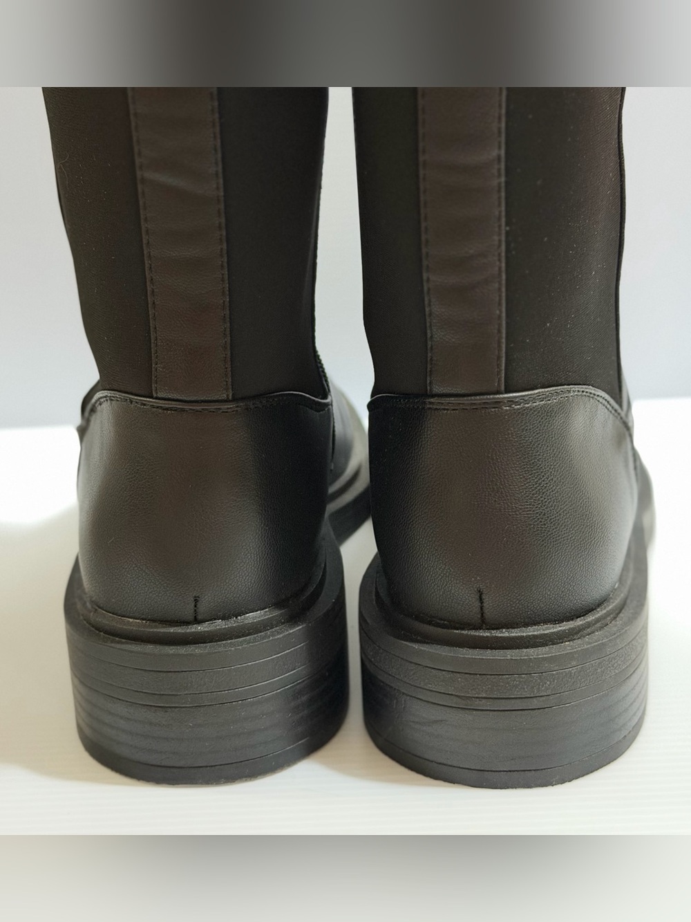 Kenneth Cole Reaction Anabelle Tall Riding Boots Black 9 w/ Box - Picture 5 of 14